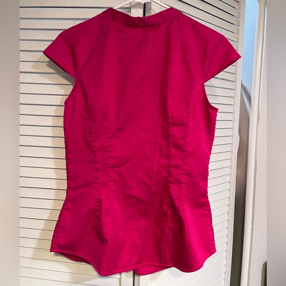 Antonio Melani Fushia, Button Down Blouse. Size M. - Picture 3 of 3